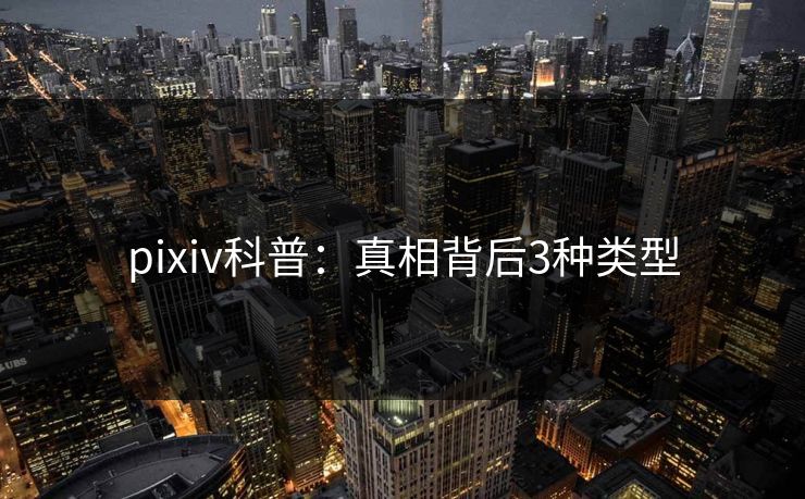 pixiv科普:真相背后3种类型 pixiv科普:真相背后3种类型
